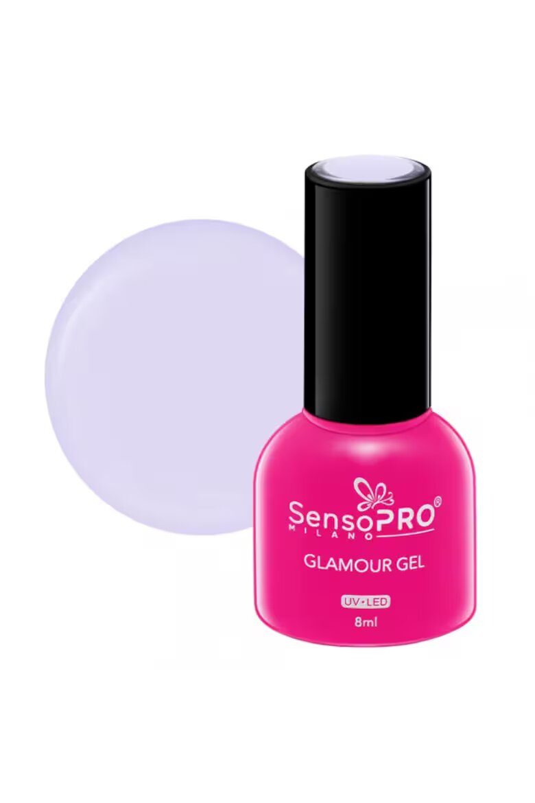 SensoPRO Milano Полупостоянен Glamour Гел лак за нокти 8 ml Candy Crystals #80