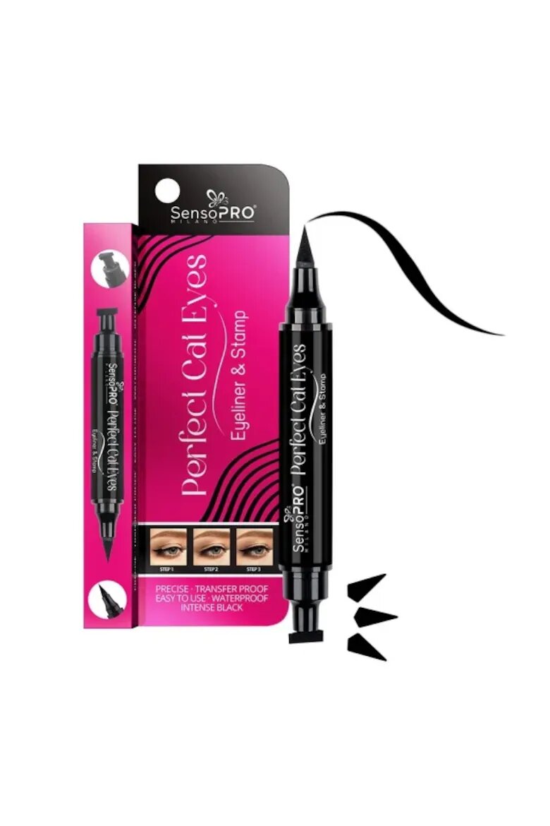 SensoPRO Очна линия Carioca с щампа 2 в 1 Perfect Cat Eyes Milano
