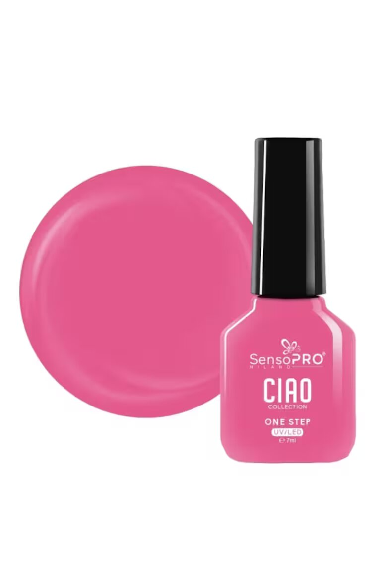 SensoPRO Полупостоянен лак за нокти One Step Milano колекция CIAO - Cherry Vision 7 ml