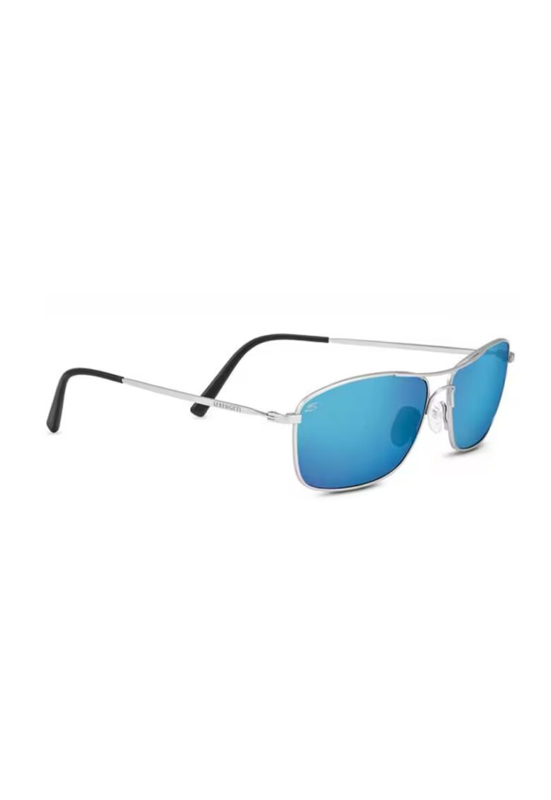 SERENGETI Очила CORLEONE Shiny Silver Mineral Polarized 555nm Blue