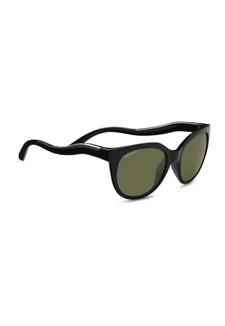 SERENGETI Очила LIA Shiny Black/Shiny Silver Mineral Polarized 555nm