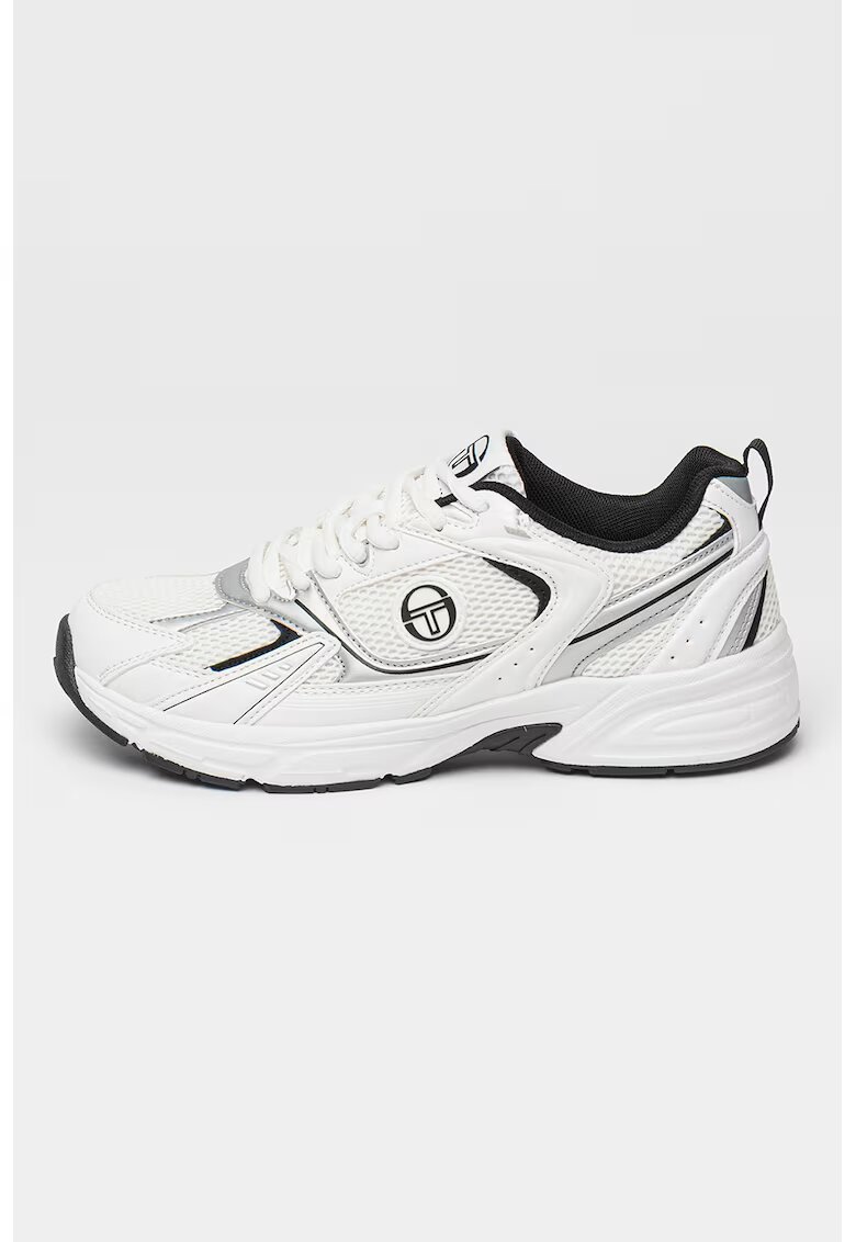 Sergio Tacchini Синтетични спортни обувки с мрежа - Бял/Светло бежово