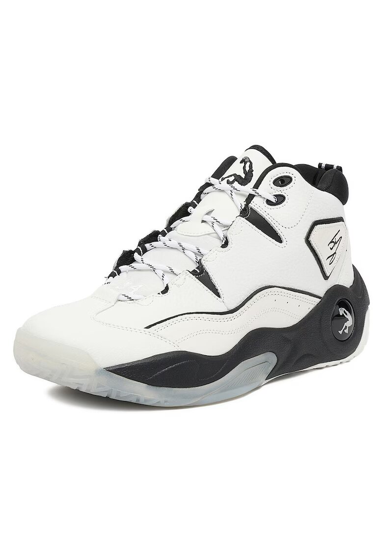 SHAQ Мъжки спортни обувки - EOSS-H.O.F AQ95027M - естествена кожа - бели