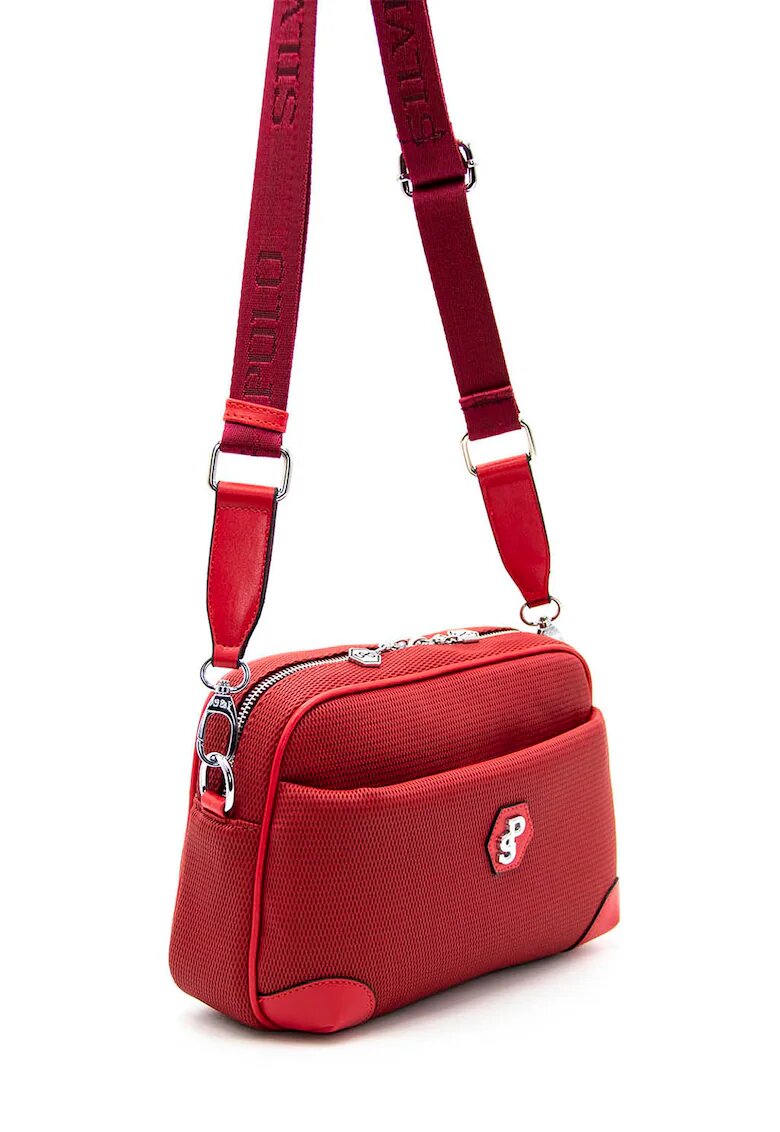 SilverPolo Чанта crossbody - Червен - 18 x 27 x 7 cm