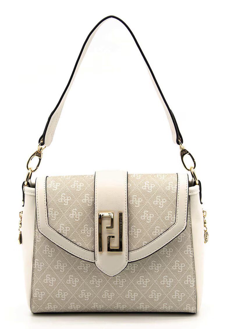 SilverPolo Чанта за рамо със сиво - Светло сив - 21 x 26 x 12 см