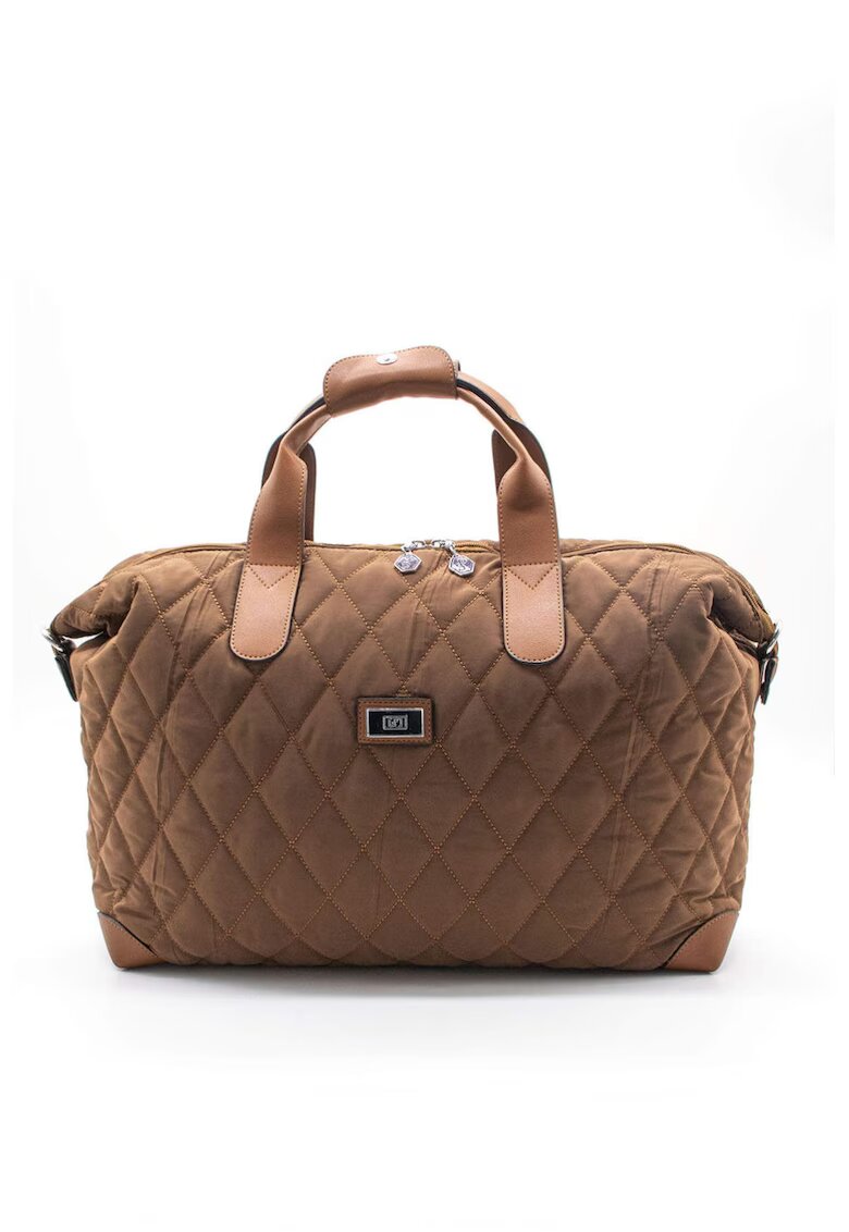 SilverPolo Елегантна duffle чанта - Тъмнокафяв - 33 x 45 x 15 CM