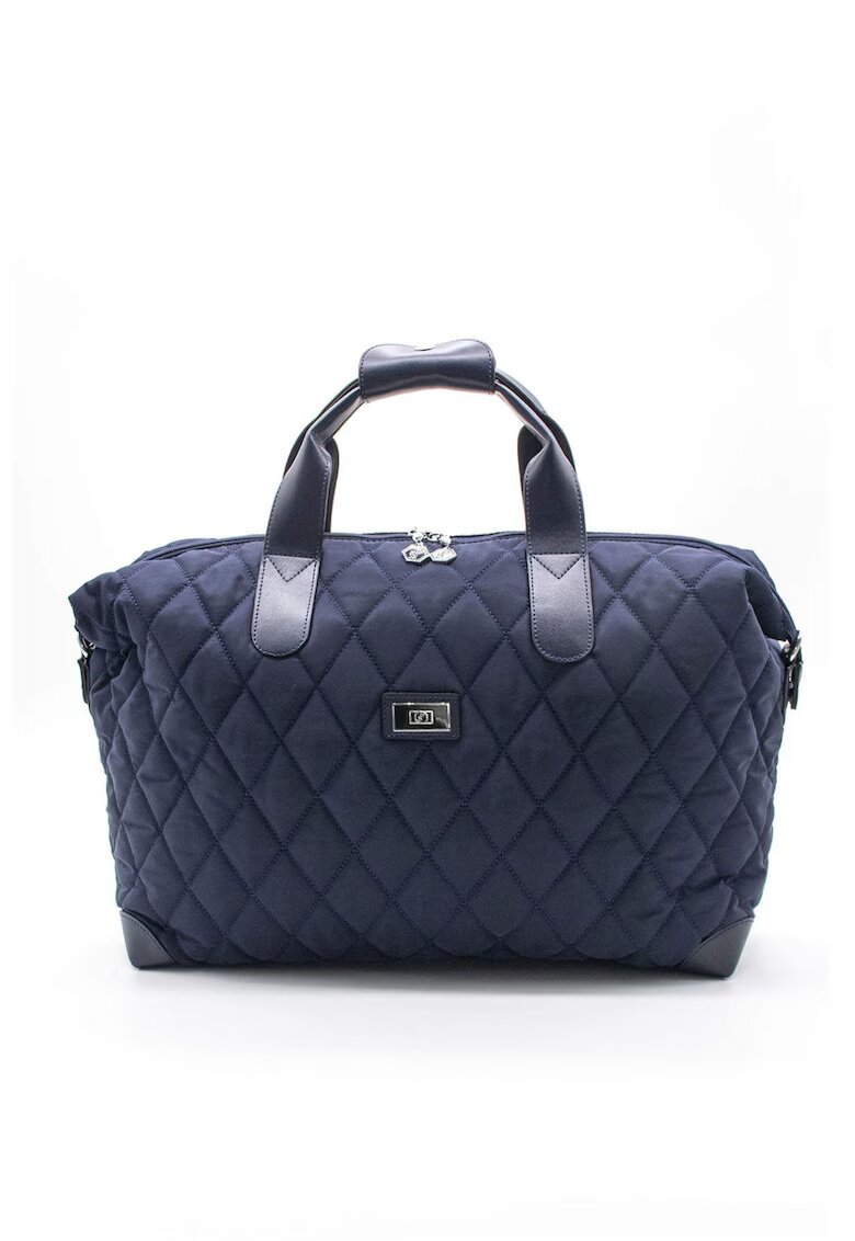 SilverPolo Елегантна duffle чанта - Тъмносин - 33 x 45 x 15 CM