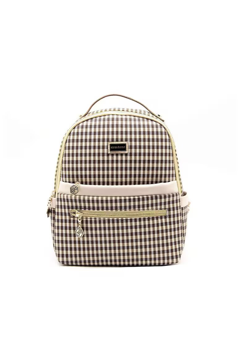SilverPolo Раница от еко кожа с външни джобове