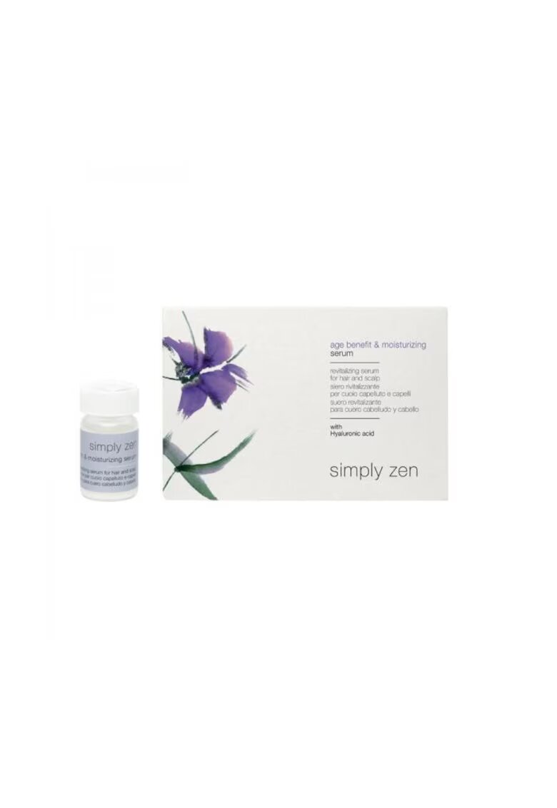 Simply Zen Хидратиращ серум за коса и скалп - Age Benefit -12x5ml