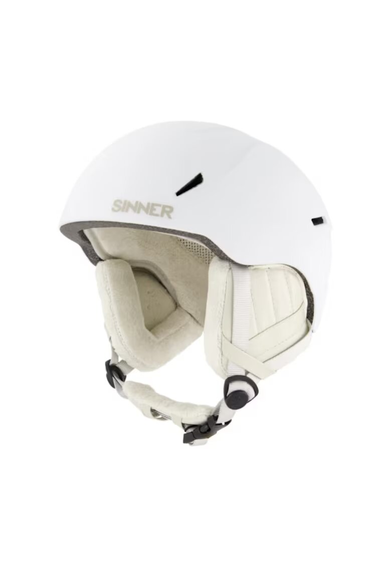 Sinner Ски сноуборд каска Montblanc Visor - бяла - унисекс