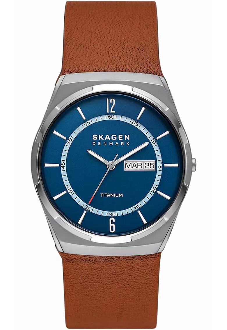 Skagen Мъжки часовник Melbye - Аналогов 1409827995 - Кафяв