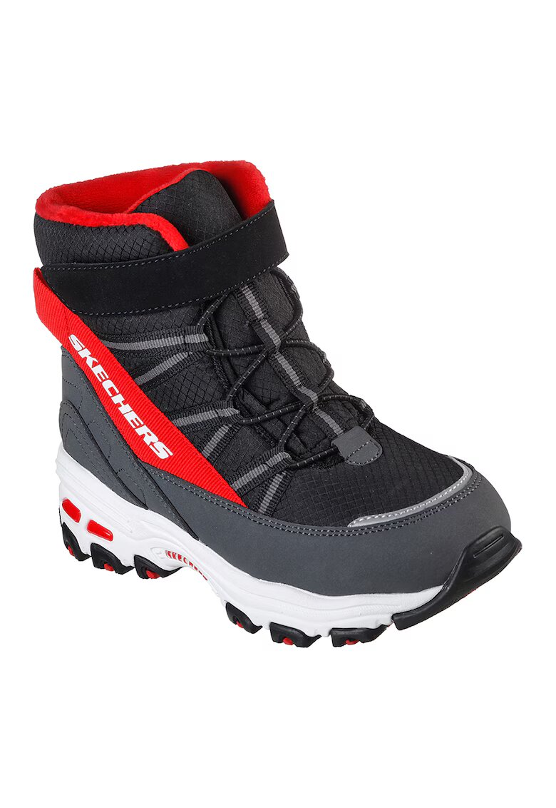 Skechers Боти D'Lites с текстил - Червен/Черен