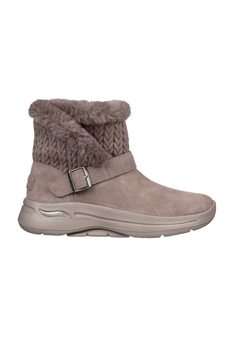 Skechers Боти Go Walk Arch Fit от велур