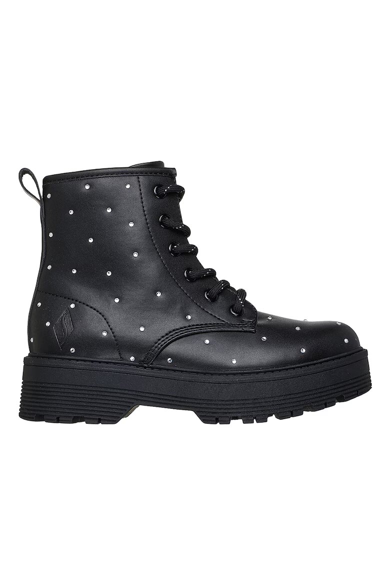 Skechers Боти Gravlen с декоративни камъни Черен
