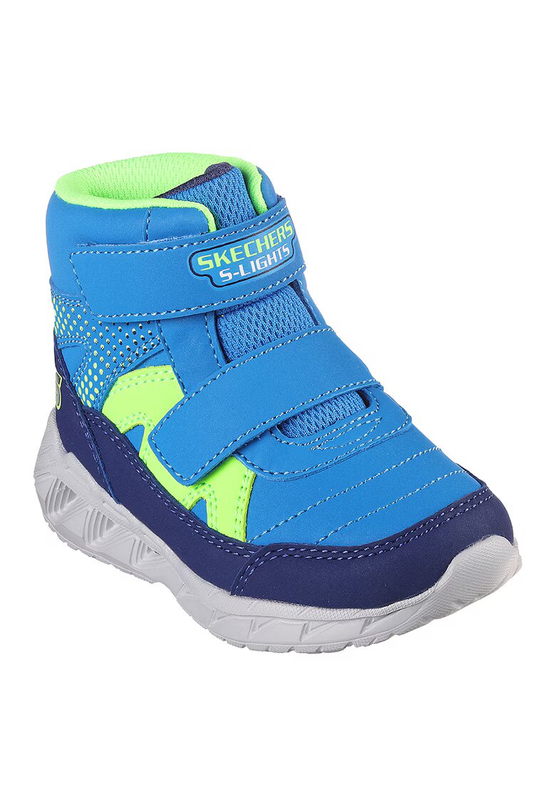 Skechers Боти Magna Lights-Thund с Led светлини - Лайм зелено/Тъмносин