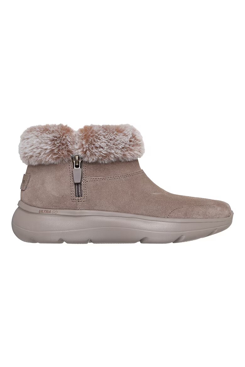 Skechers Боти On The Go Encore Elisa с еко пух Бежов