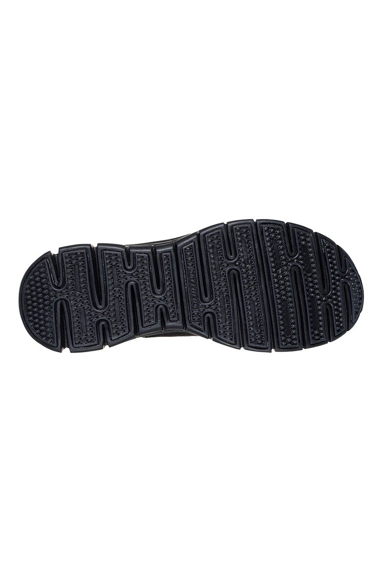 Skechers Боти от еко кожа Synergy Lovely Collab с цип Черен