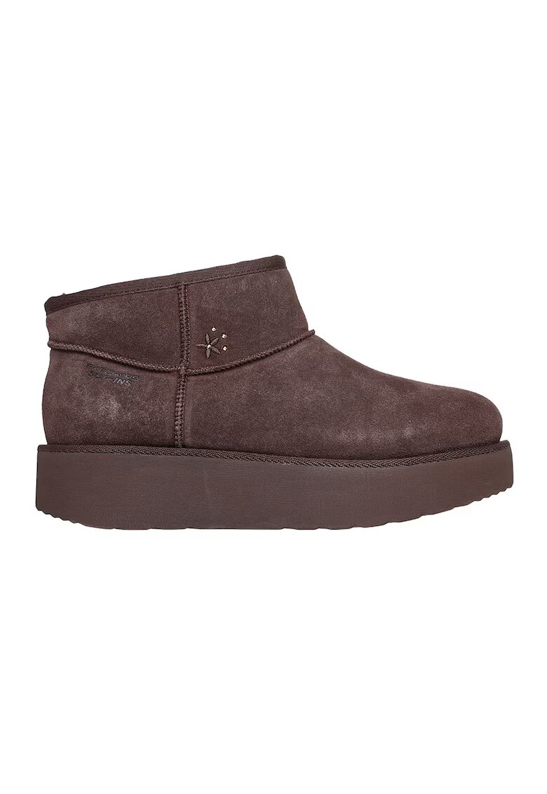 Skechers Ботуши Keep Cozy Slip-Ins W 169143-CHOC - Жени - Кафяв