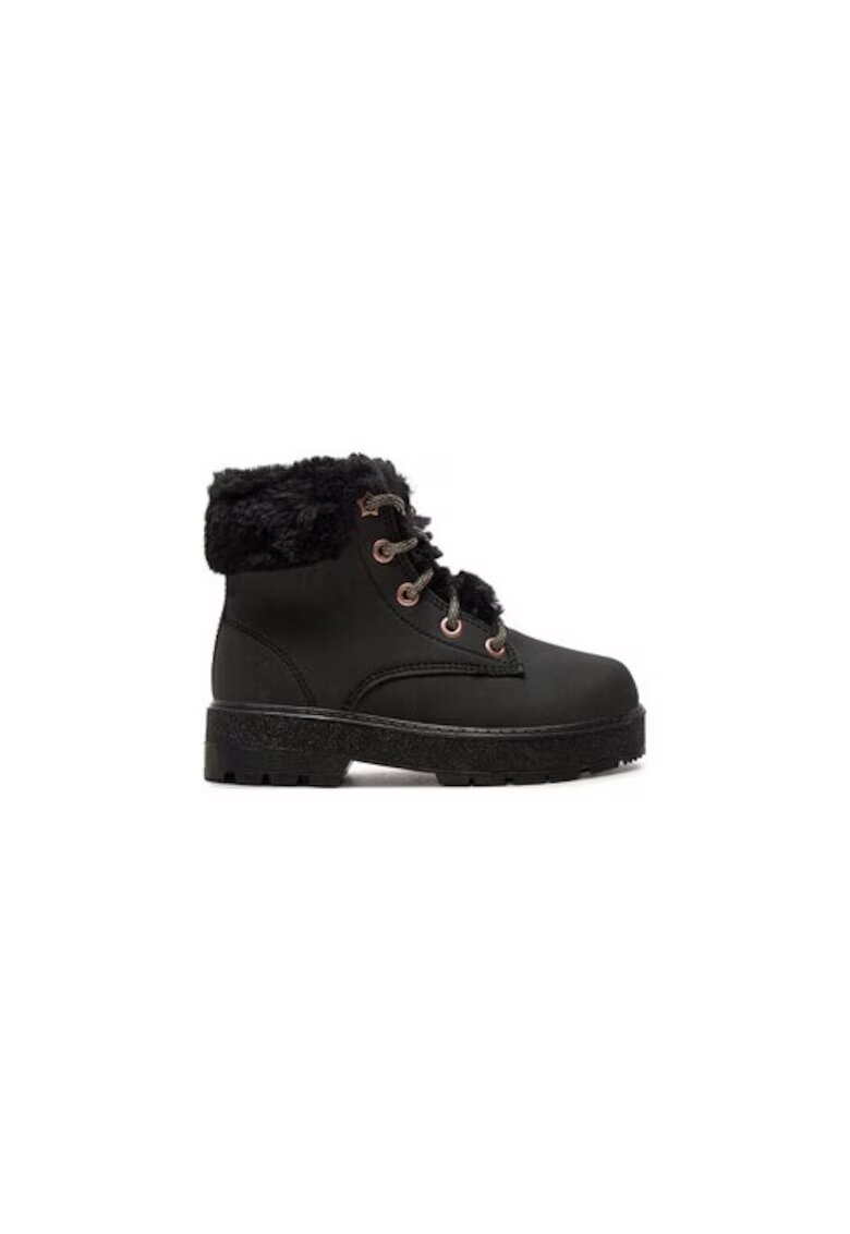 Skechers Ботуши за момичета - 304123979 - Екокожа - 27 EU - Черни