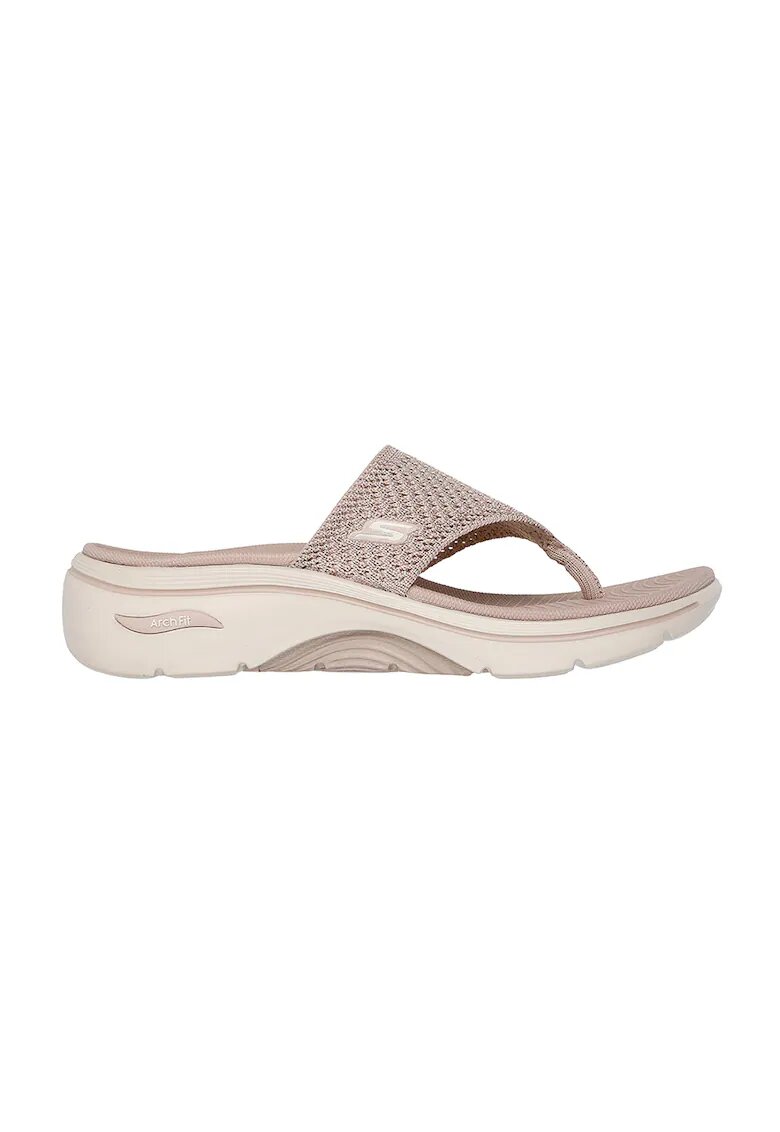 Skechers Чехли Go Walk Arch Fit 2.0 - Сиво-кафяв