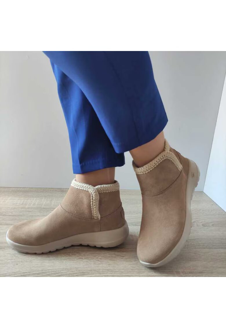 Skechers Дамски боти 144113 Тан