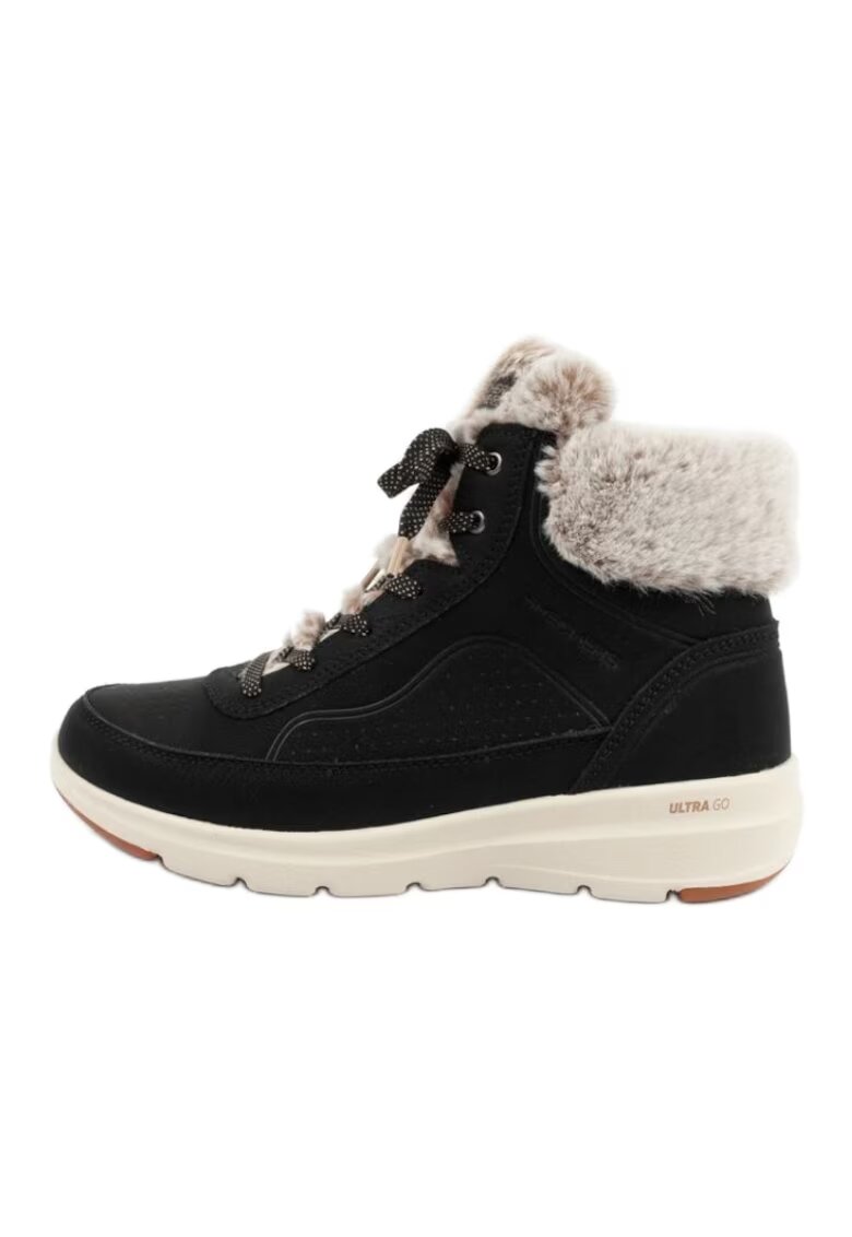Skechers Дамски боти GLACIAL ULTRA - MOUNTAIN MUSE 144199BLK