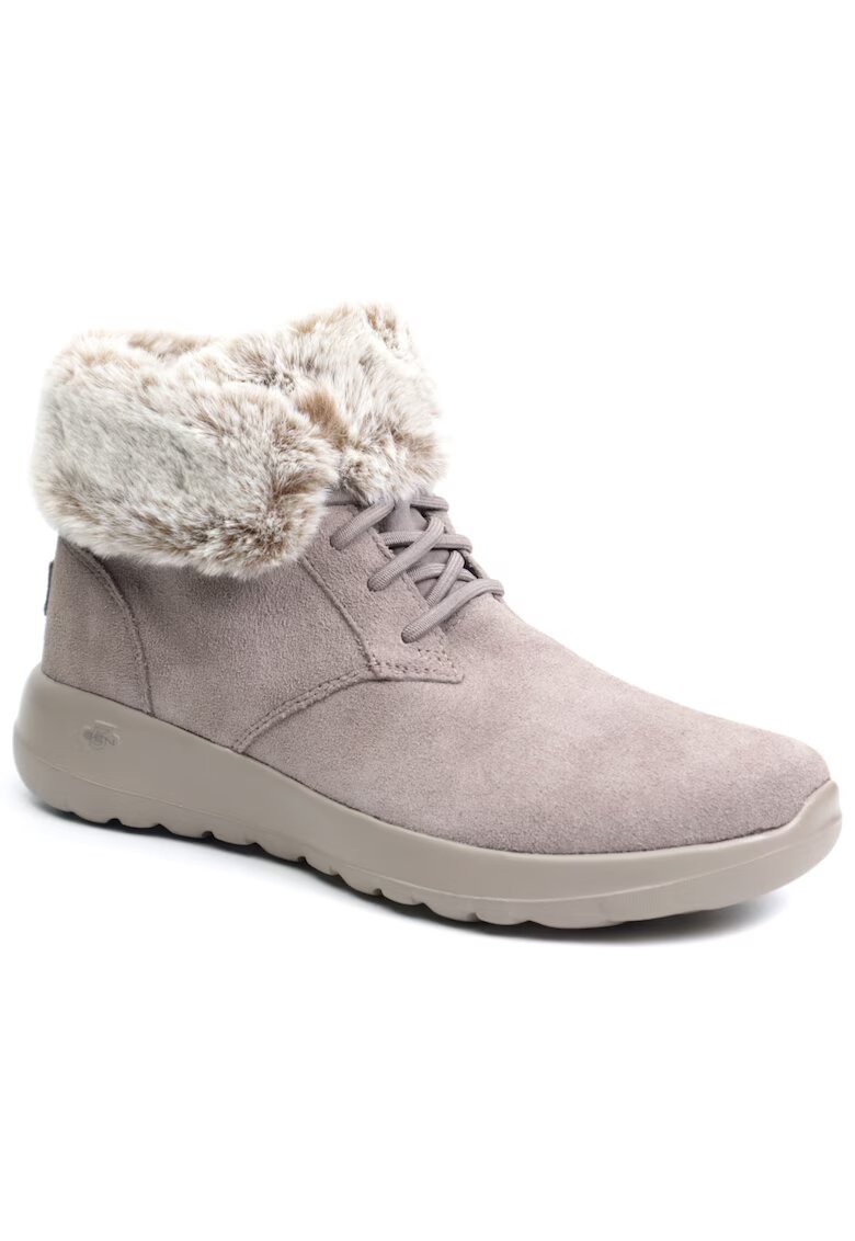 Skechers Дамски боти Plush Dreams 144042 таупе велур