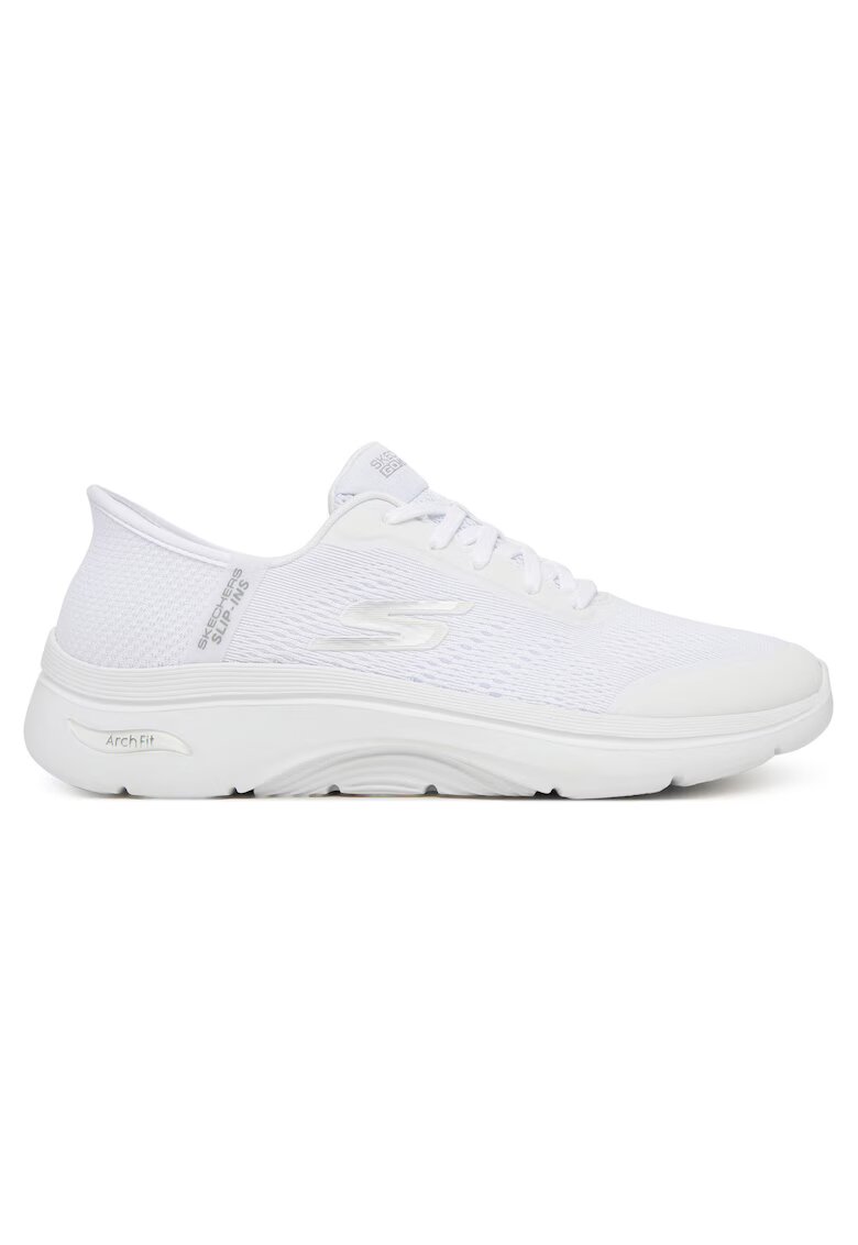 Skechers Дамски кецове текстил - бели