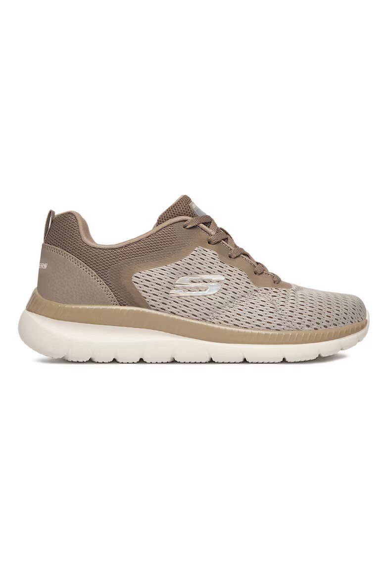Skechers Дамски кецове - текстил - бежови - спортен дизайн