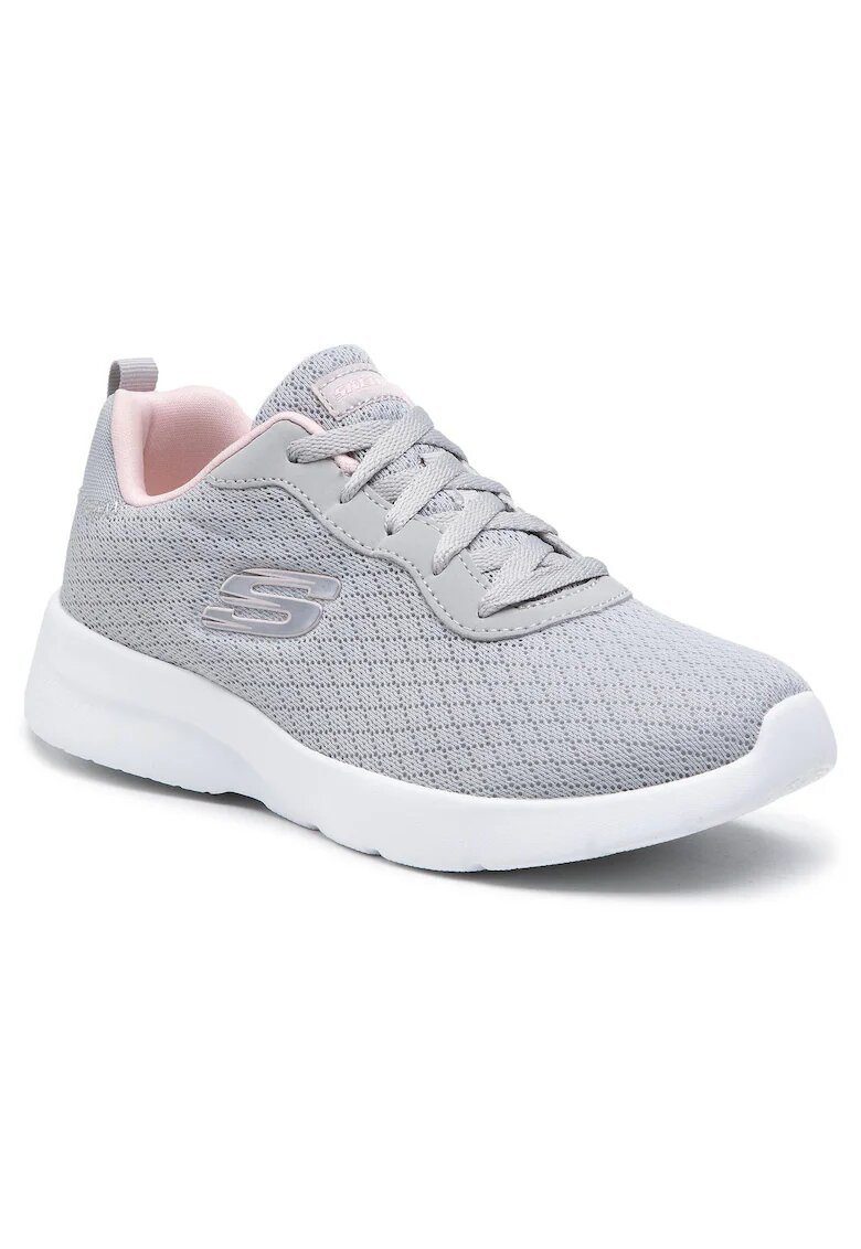 Skechers Дамски кецове - текстилен материал - сиви - удобни