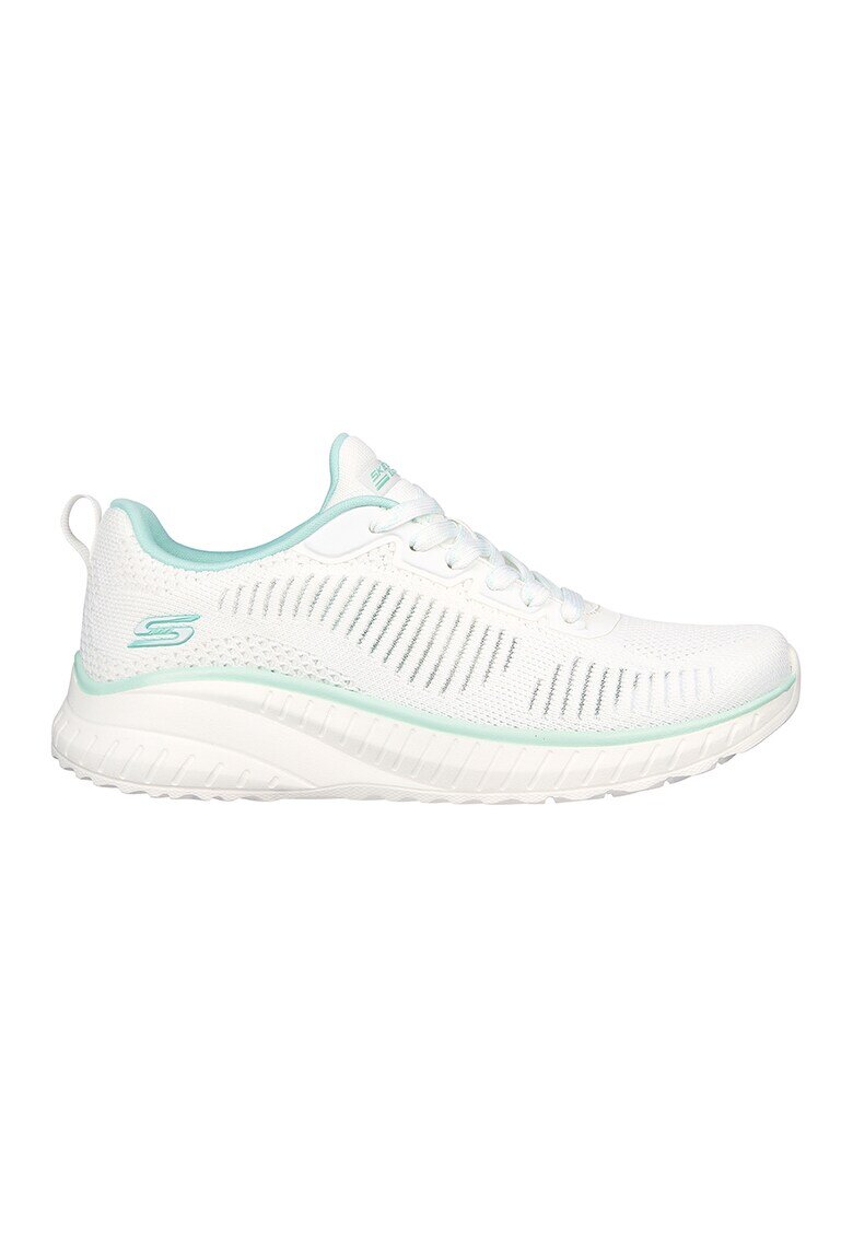 Skechers Дамски маратонки Bobs Squad Chaos Parallel Lines - бели