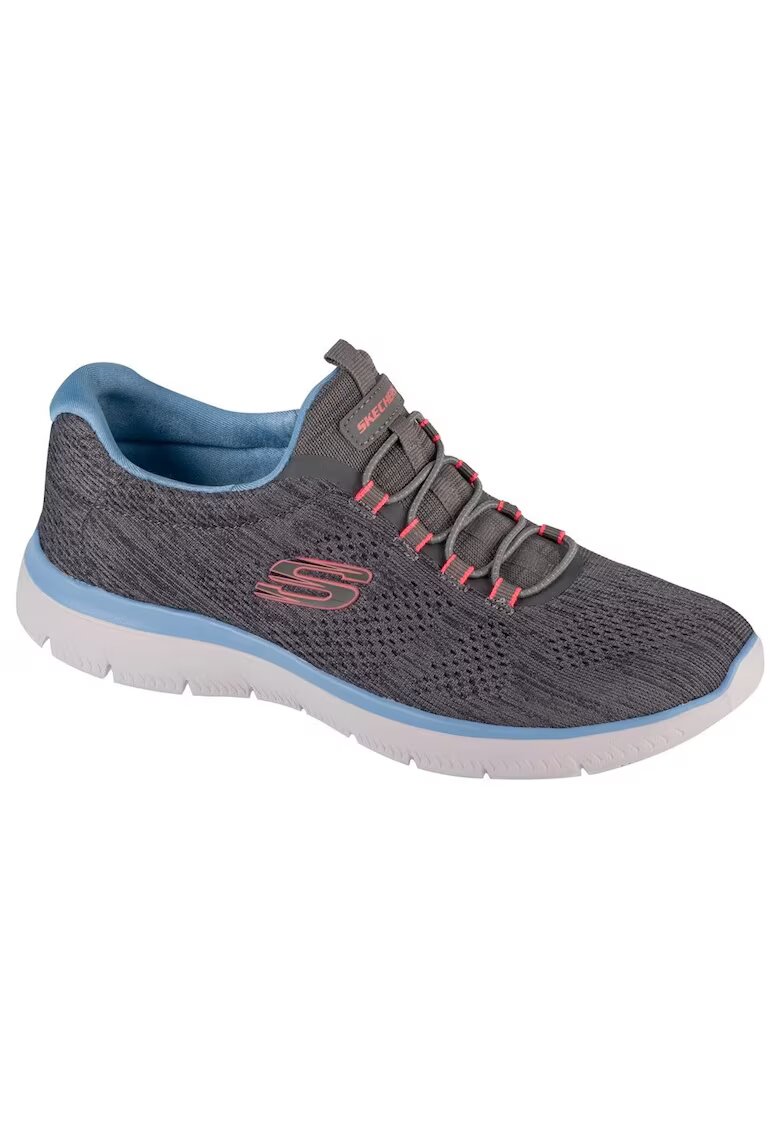 Skechers Дамски обувки 879366 - Синтетика - Сиво