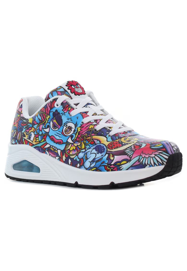 Skechers Дамски обувки Uno - Color Doodle pattern Размер: