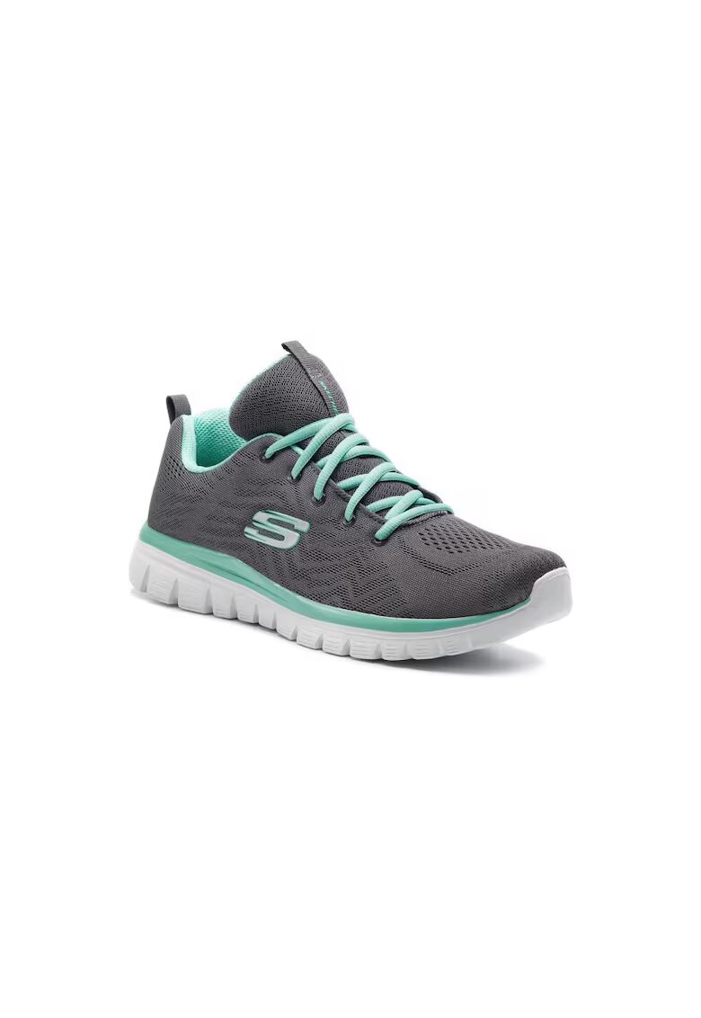 Skechers Дамски спортни обувки 669271 - Текстил - Сини