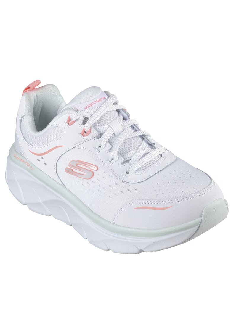 Skechers Дамски спортни обувки D LUX WALKER 2.0 DAISY DOLL 150093 БЯЛО/МНОГОЦВЕТНО
