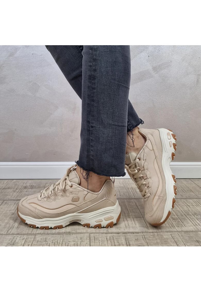 Skechers Дамски спортни обувки D'Lites - тауп