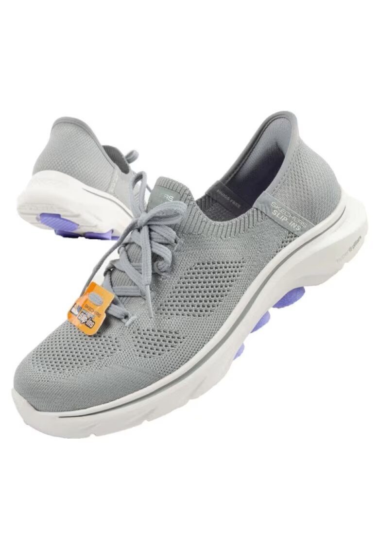 Skechers Дамски спортни обувки Go Walk 7-Via [125213/GYLV] SLIP-INS - сиви