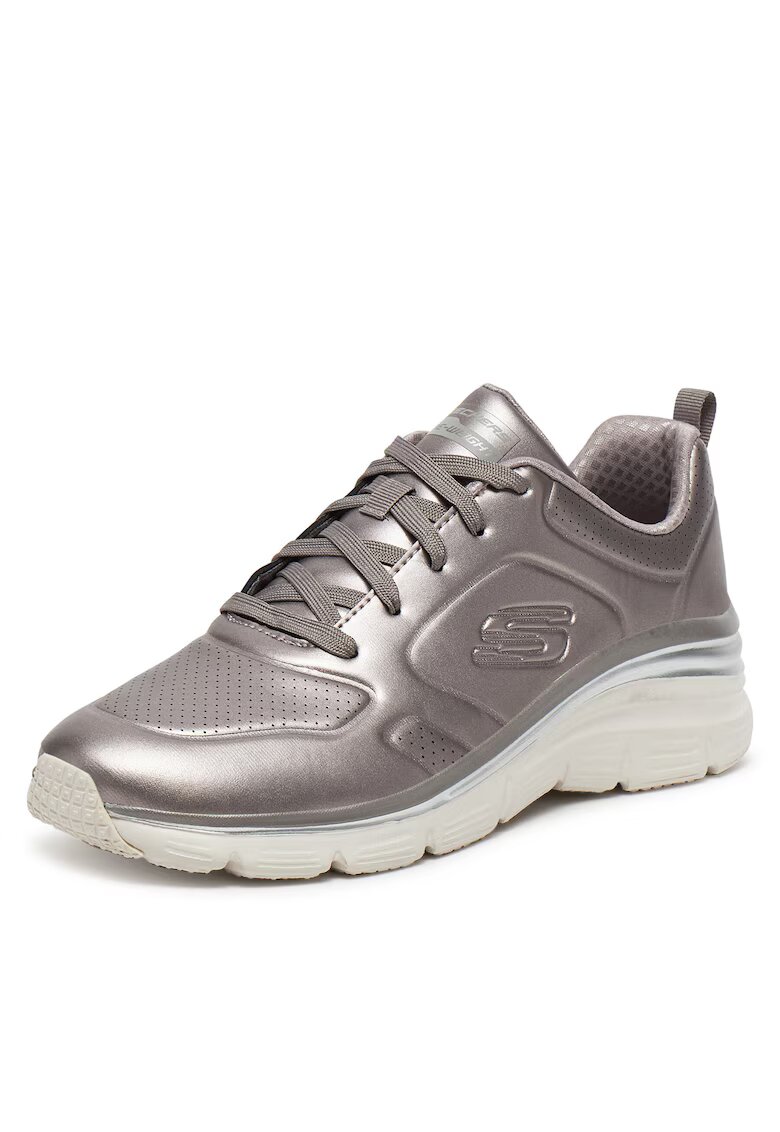 Skechers Дамски спортни обувки - текстил - сребристи