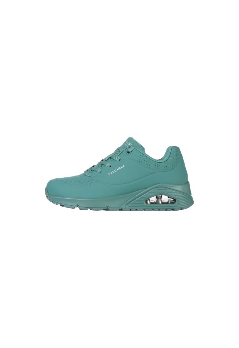 Skechers Дамски спортни обувки Uno - Stand On Air 73690TEAL - тюркоазени