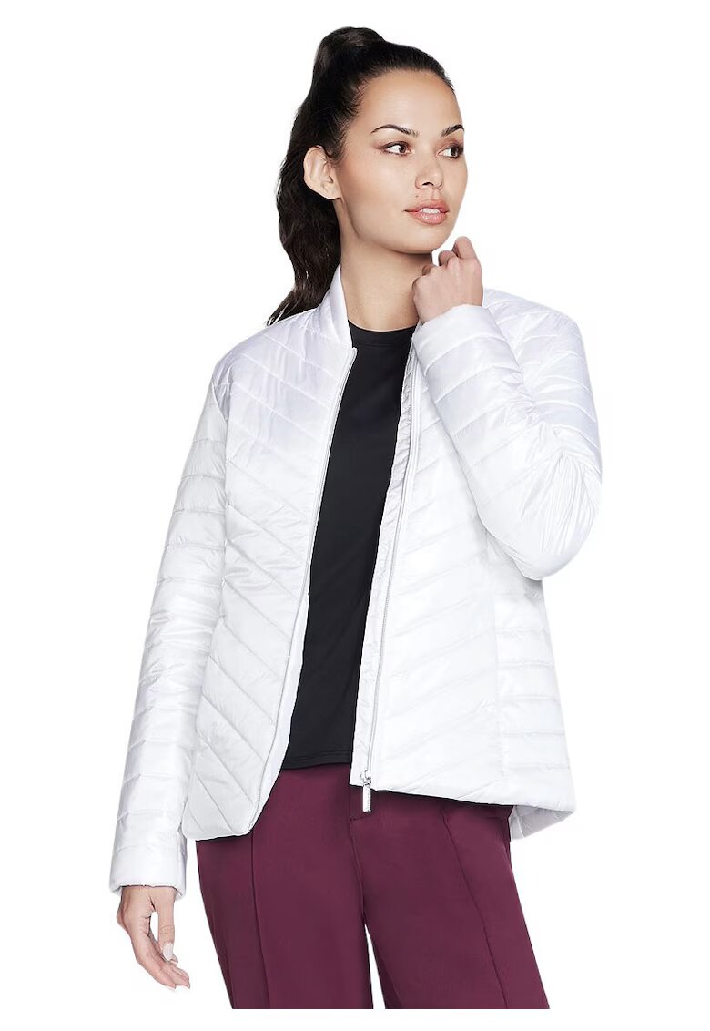 Skechers Дамско яке Goshield Shine Jacket - Бяло