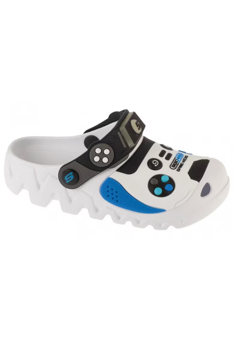 Skechers Детски чехли - Zaggle - синтетични - бели