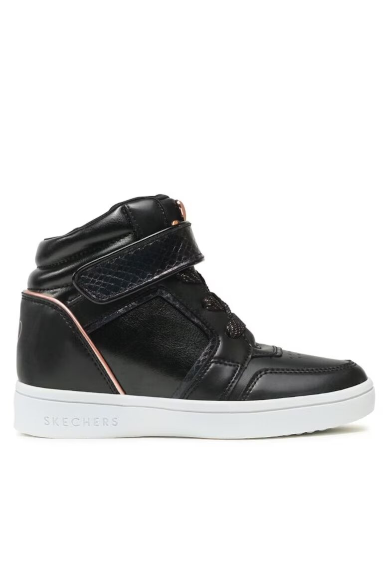 Skechers Детски обувки 302634699 - Еко кожа/Текстил - Черни