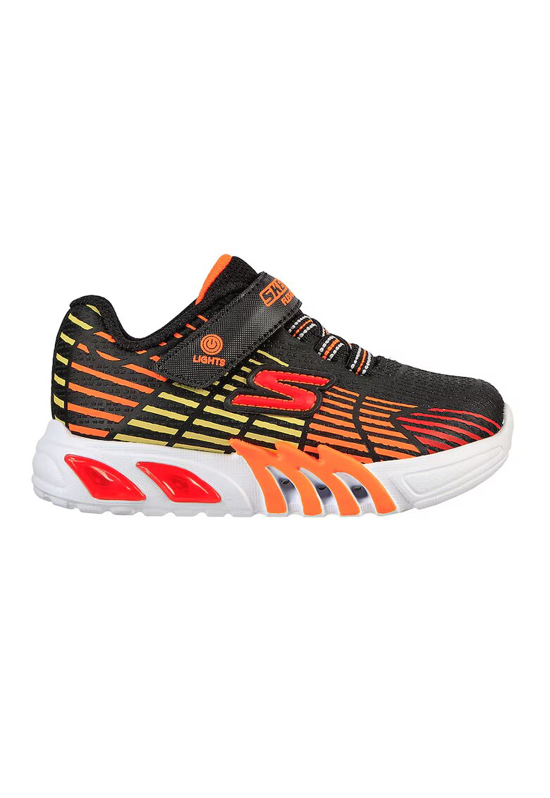 Skechers Детски обувки Flex Glow - - Червен/Черен/Оранжев