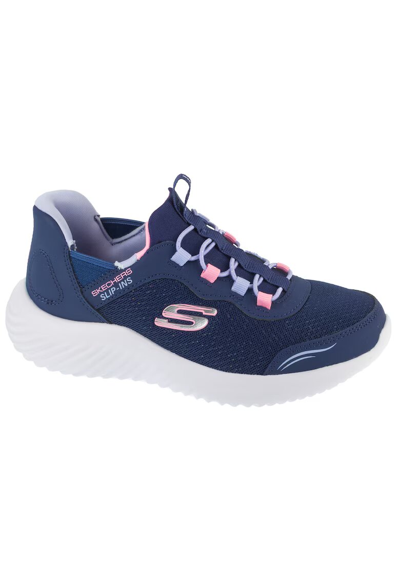 Skechers Детски спортни обувки - Slip-Ins: Bounder - Simple Cut 303585L-NVY -