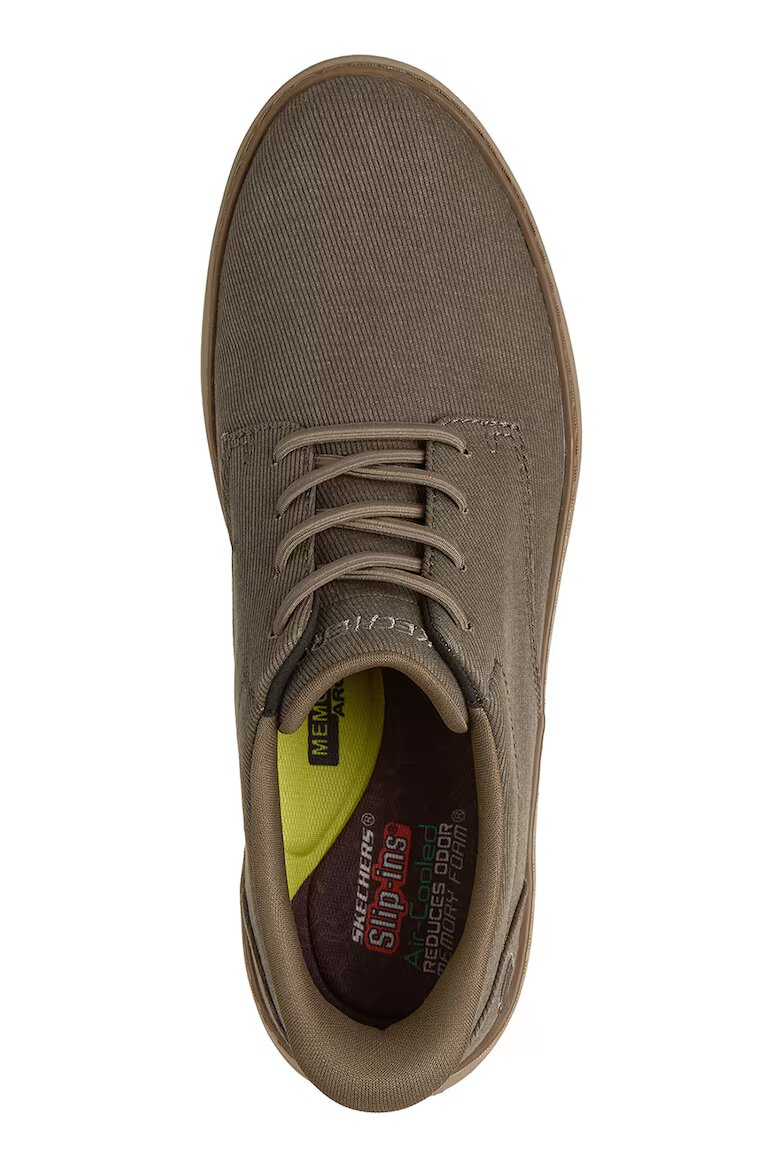 Skechers Кежуъл обувки Hyland Justino Slip-Ins™ Сиво-кафяв
