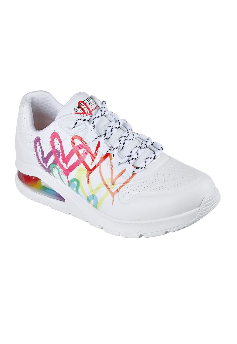 Skechers Кожени спортни обувки Uno 2 Floating Lov