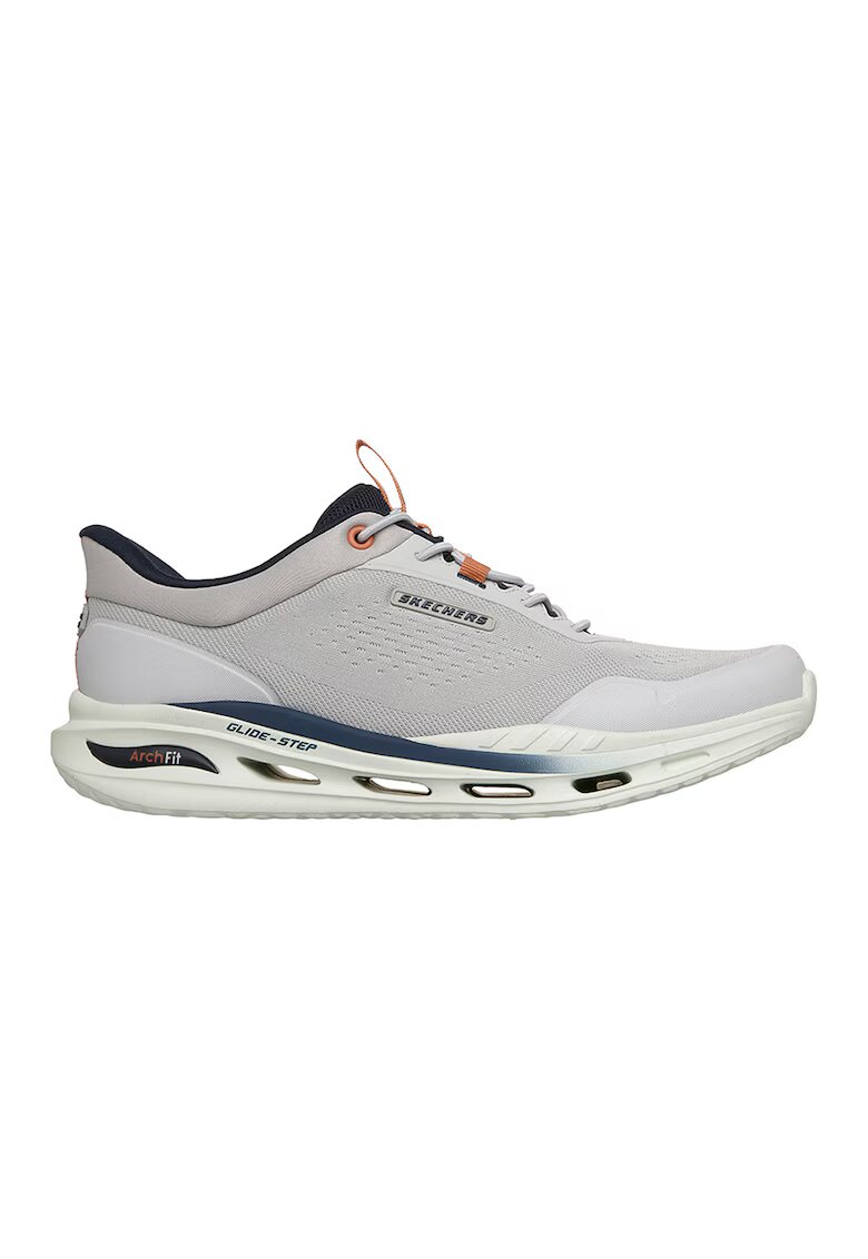 Skechers Маратонки Arch fit с връзки - Светло сив