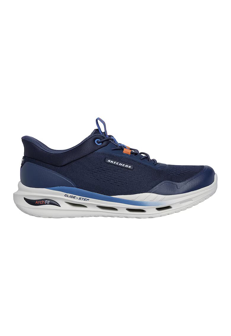 Skechers Маратонки Arch fit с връзки - Тъмносин