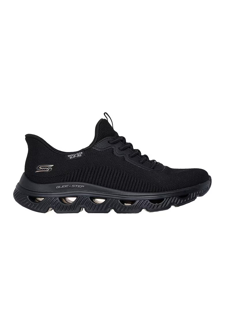 Skechers Маратонки Bobs Arc Waves - Черен