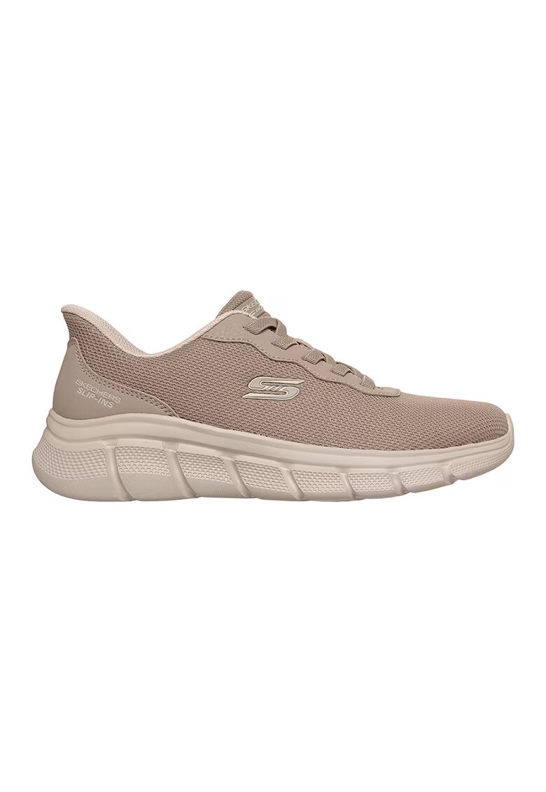Skechers Маратонки Bobs B Flex - Сиво-кафяв